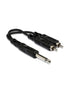 Hosa YPR-124 1/4 to Dual RCA