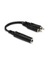 Hosa YPR-131 1/4 Female to Dual RCA