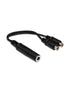 Hosa YRA-115 1/4 Female to Dual RCA Female