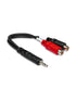 Hosa YRA-154 1/8 TRS to Dual RCA Female