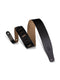 Levy's M26-BLK 2 1/2" Wide Black Genuine Leather Guitar Strap