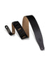 Levy's M26-BLK 2 1/2" Wide Black Genuine Leather Guitar Strap