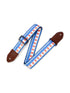 Levy's Wide Polyester Guitar Strap, Red White & Blue