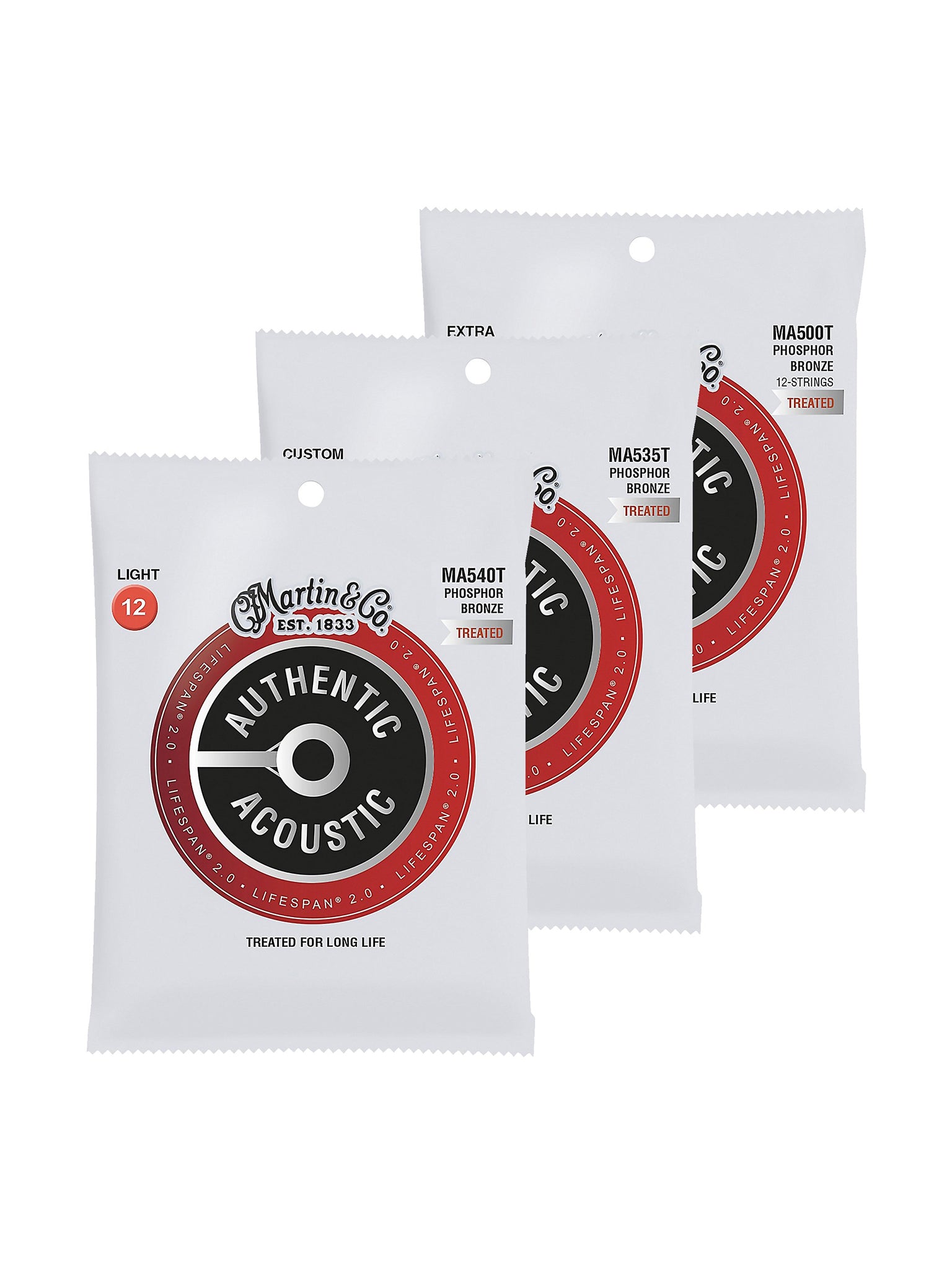 Martin Authentic Acoustic Lifespan 2 Phosphor Bronze