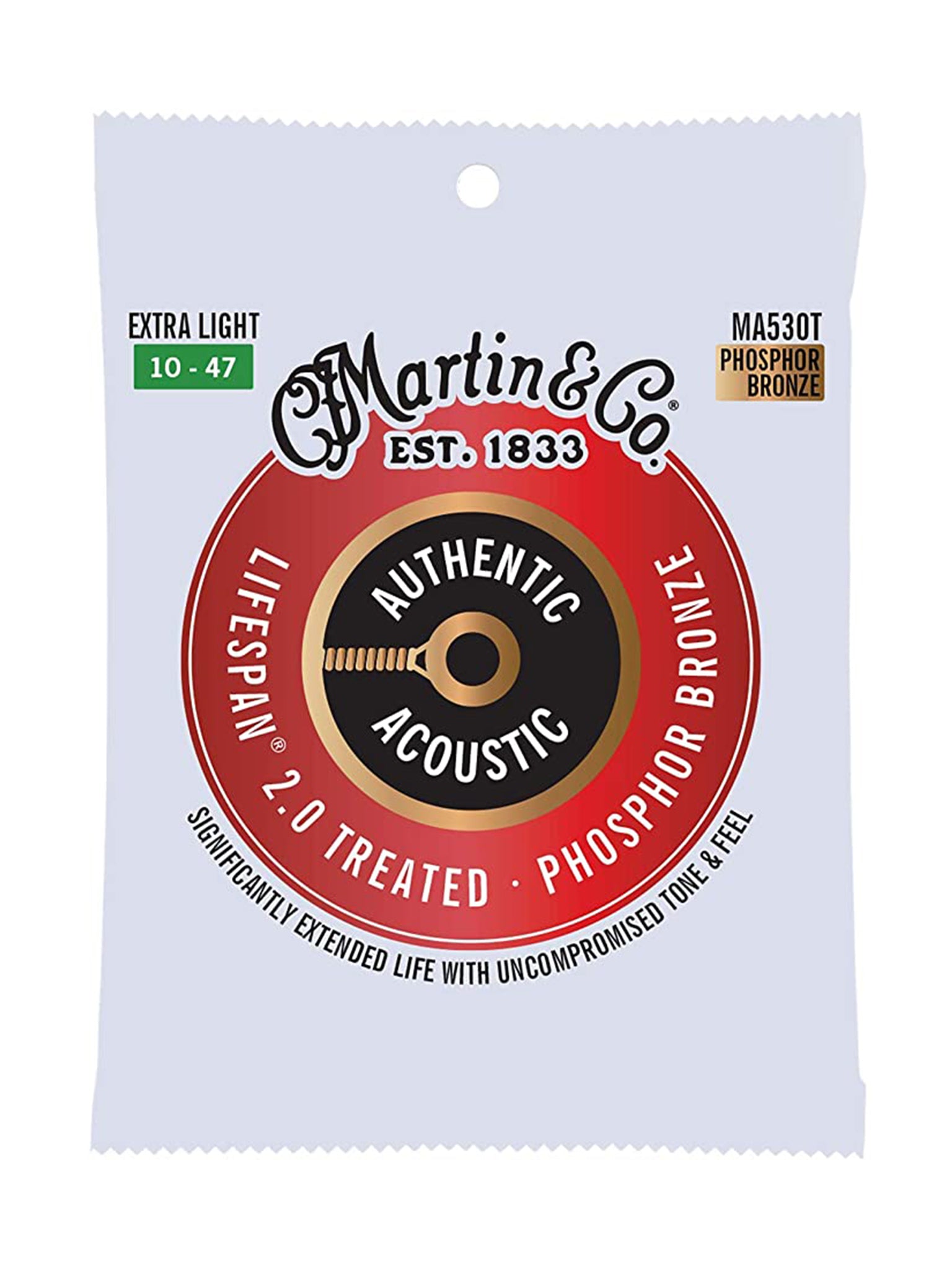 Martin Authentic Acoustic Lifespan 2 Phosphor Bronze