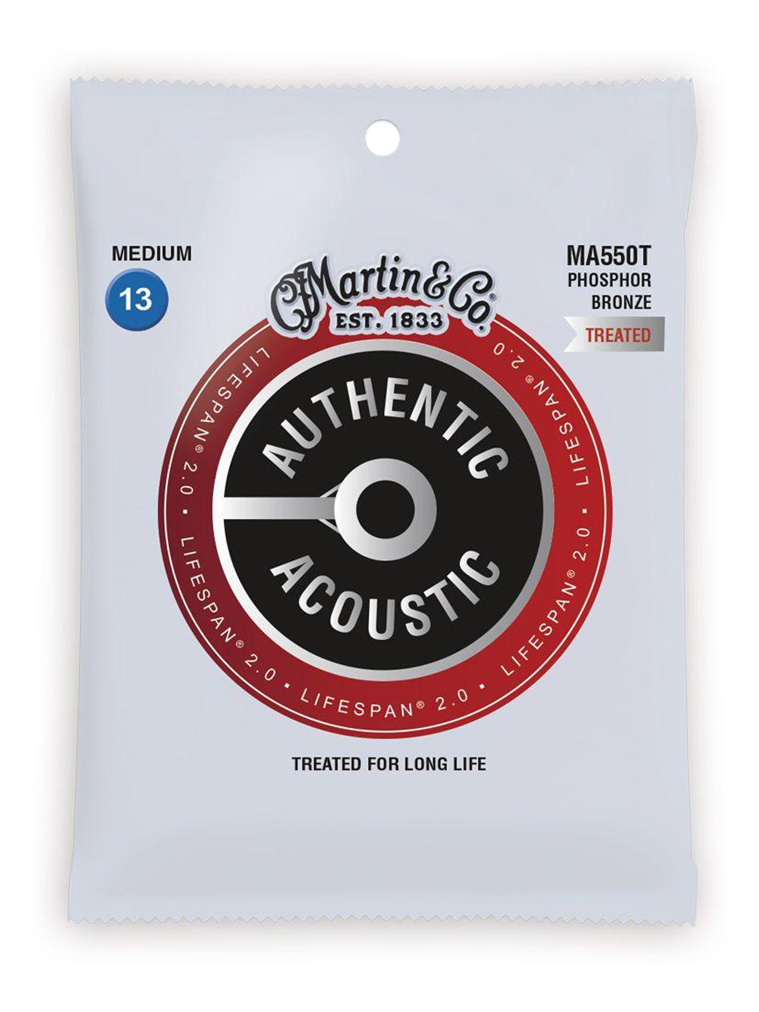 Martin Authentic Acoustic Lifespan 2 Phosphor Bronze
