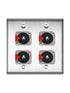 Neutrik Wallplate  WP-403-P