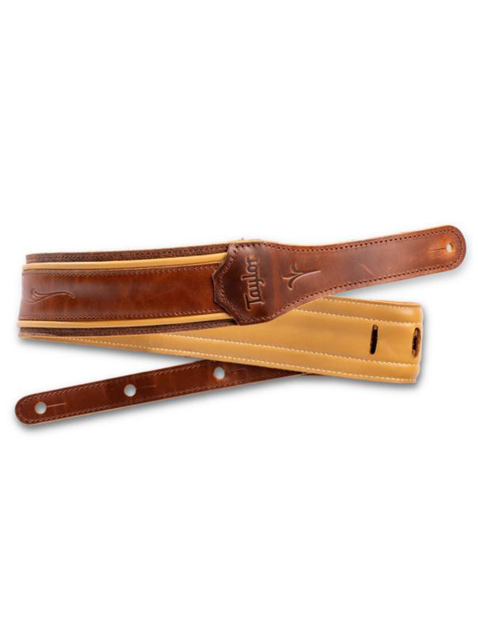 Taylor Spring Vine Leather Strap, Brown/Butterscotch, 2.5