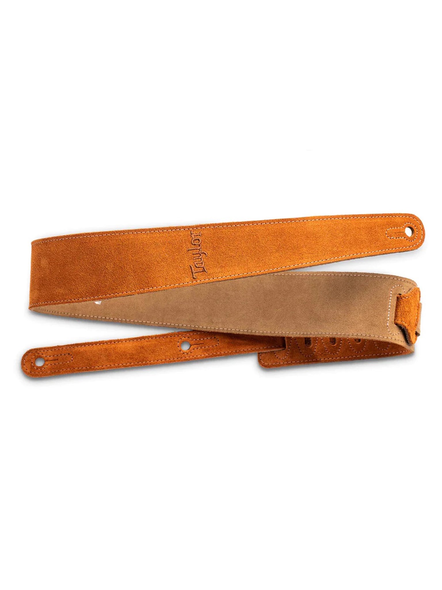 Taylor Strap, Embroidered Suede, Honey Brown, 2.5