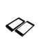 All Parts Humbucking Ring Set for Epiphone, Curved, Black