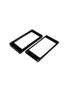 All Parts Humbucking Ring Set for Epiphone, Curved, Black