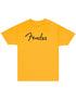 Fender Spaghetti Logo T-Shirt, Butterscotch Blonde, Large