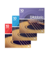 D'Addario Phosphor Bronze Acoustic Guitar Strings, 10 Pack