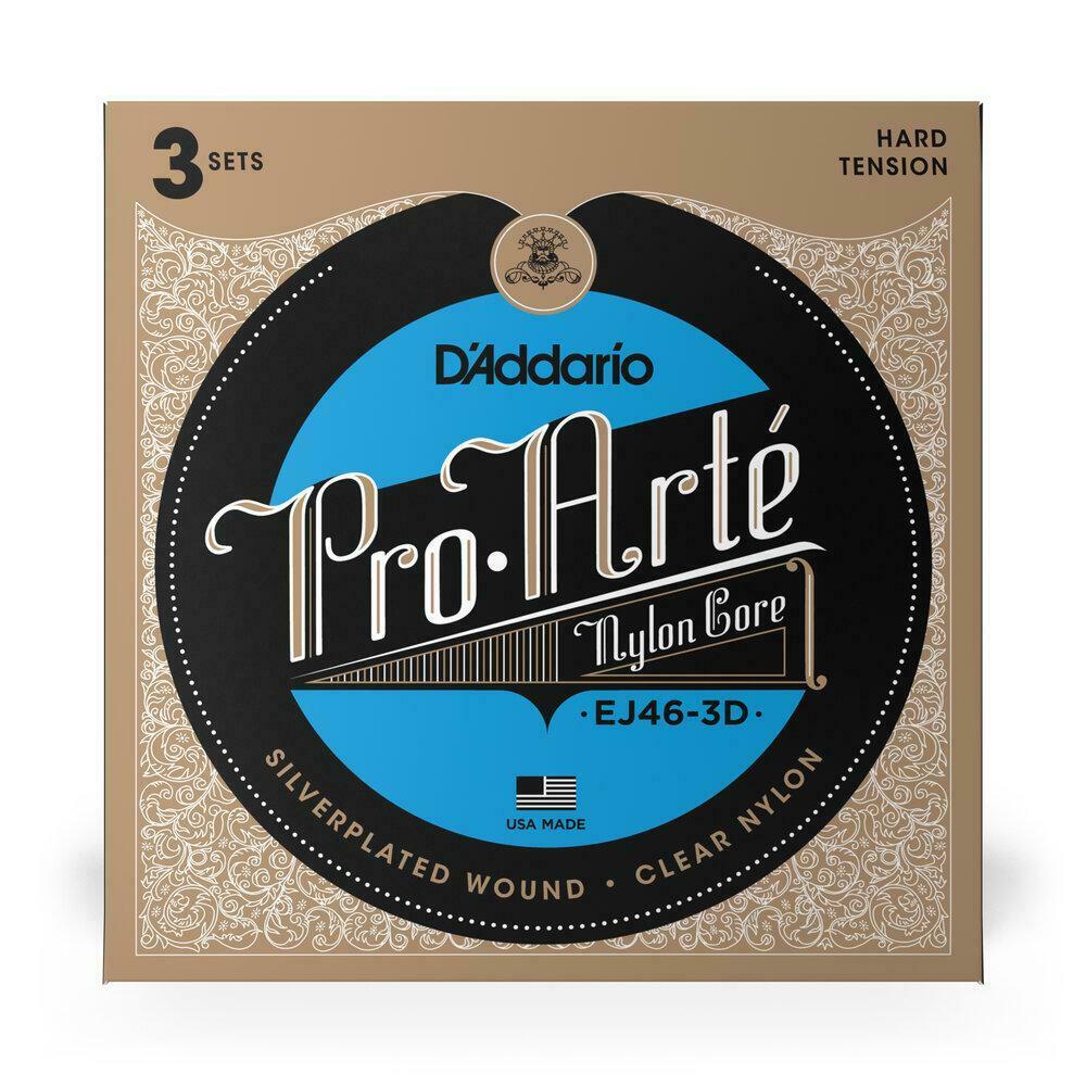 D'Addario Pro-Arte Nylon Classical Guitar Strings - 3 Pack