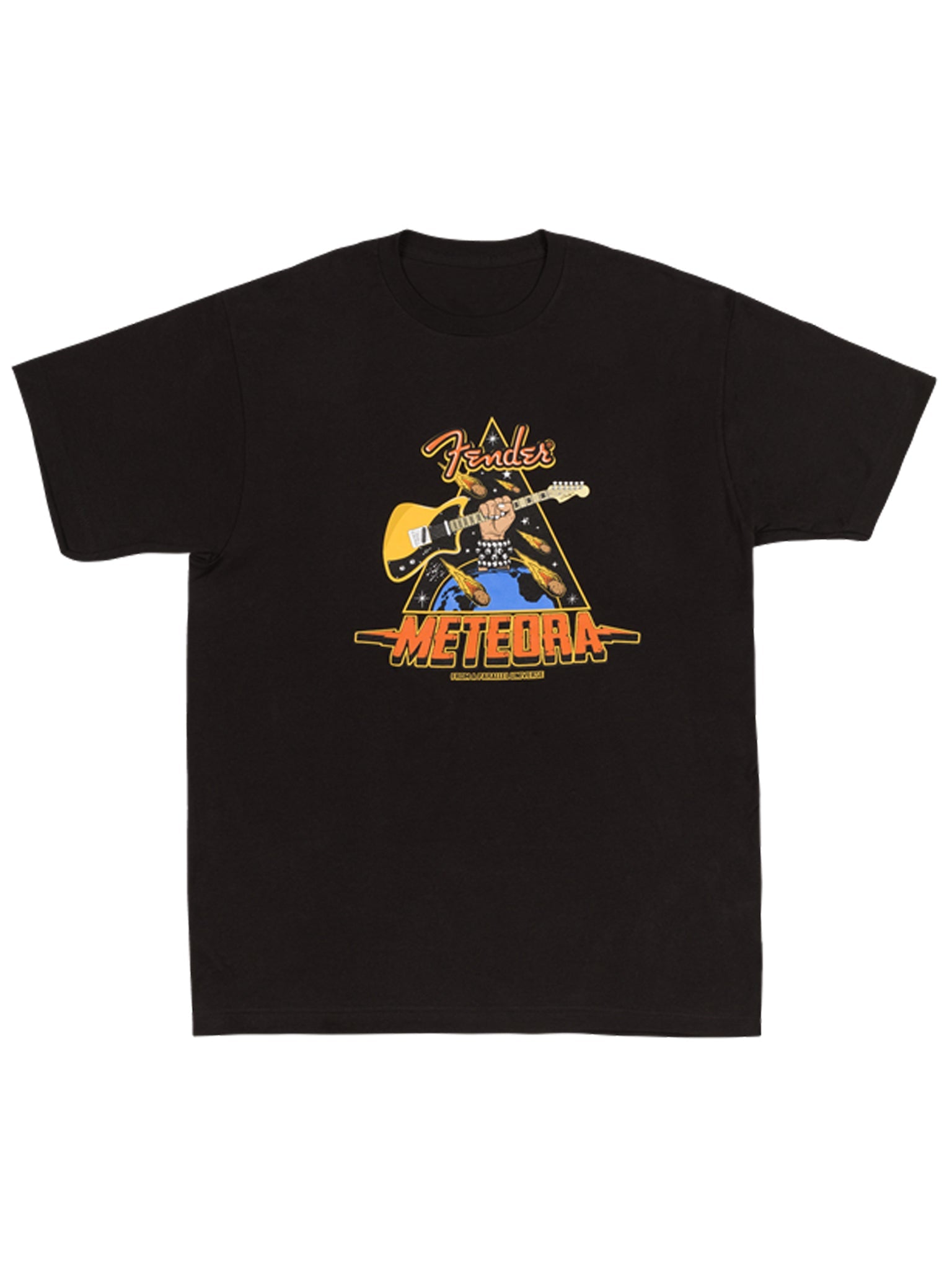 Fender Meteora T-Shirt, Black, XXL